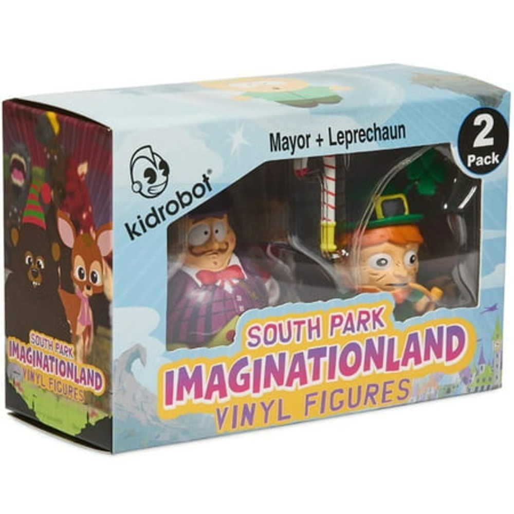 Kidrobot South Park Imaginationland Mayor and Leprechaun 2-Pack Vinyl Figures